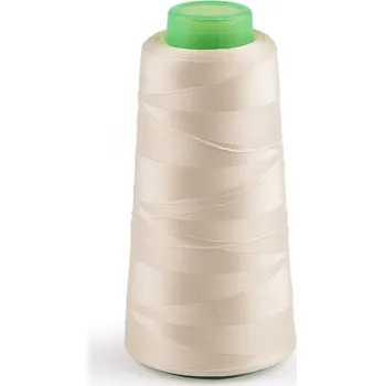 Nit Nitě elastické pro průmyslové overlocky 3000 m béžová 12 ks