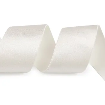 Textilní guma Saténová pruženka šíře 40 mm Off White 1 m