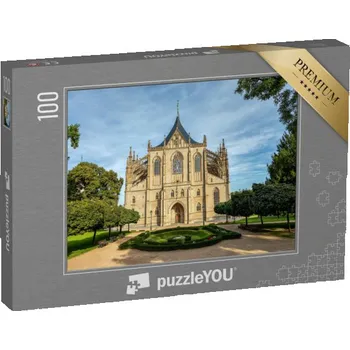 Puzzle puzzle 100 dílků „Chrám svaté Barbory, Kutná Hora, Česká republika“