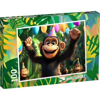 Puzzle puzzle 100 dílků „Jupíí, to jsou úžasné dárky“