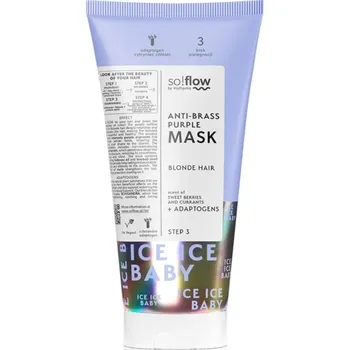 Vlasová regenerace so!flow Cooling Mask Blonde Hair maska na vlasy neutralizující žluté tóny 200 ml