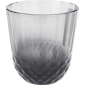 Sklenice H&L Sklenice na vodu Shade – 320 ml, šedá, strukturovaný povrch