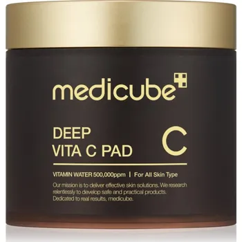 Pleťová kosmetika Medicube Deep Vita C Pad intenzivně revitalizační polštářky pro rozjasnění a vyhlazení pleti 70x1 ks