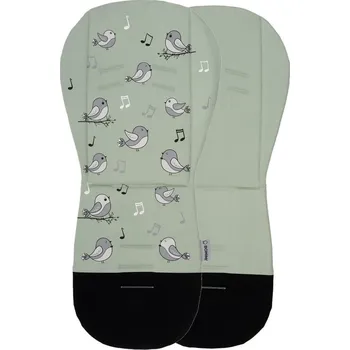 Bomimi ADA Podložka do kočárku BIRDIES zelená