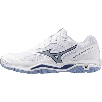 Pánská sálová obuv Obuv MIZUNO WAVE PHANTOM 3(U) Barva: White-BellwetherBlue-BelAirBlu, Velikost: 46, Pohlaví: Unisex