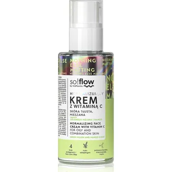 Pleťový krém so!flow Normalizing Face Cream With Vitamin C normalizační krém pro mastnou pleť s vitaminem C 50 ml
