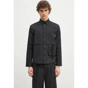 Pánská košile Košile Alpha Industries Utility Overshirt, XL, černá, 99X