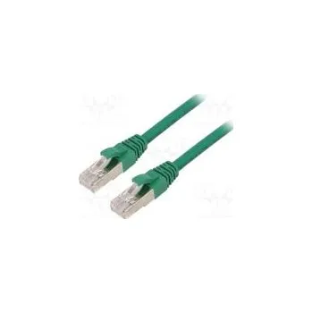 Síťový kabel Patch cord ETHERLINE® Cat.6a,S/FTP 6a lanko Cu LSZH zelená
