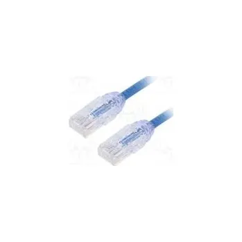 Síťový kabel Patch cord F/UTP,TX6A-28™ 6a drát Cu LSZH modrá Dél 0,5m