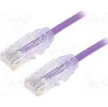 Patch cord TX6-28™,U/UTP 6 lanko Cu LSZH fialová Dél 3m