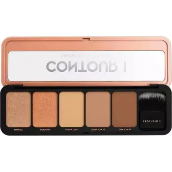 Paletka dekorativní kosmetiky Profusion konturovací paletka Contour I., 7,8g,