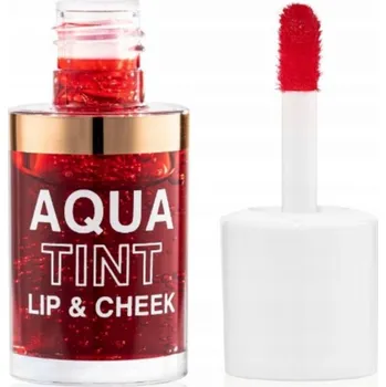 Přípravek na rty Topface tekutá rtěnka a tvářenka s kyselinou hyaluronovou Aqua Tint, 001, 10ml