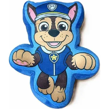 Dekorativní polštářek DISNEY DĚTSKÝ POLŠTÁŘEK 3D TLAPKOVÁ PATROLA CHASE P0636 Modrá