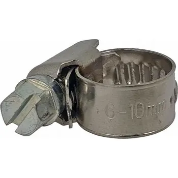hadicová spona Hadicová spona šneková W2, 6-10mm, šíře 9mm, nerez