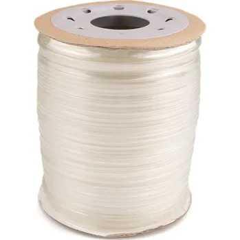 Textilní guma Silikonová pruženka šíře 15 mm transparent 140 m