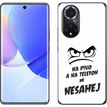 Pouzdro na mobilní telefon Gelový kryt mmCase na Huawei Nova 9 - pivní motiv 2 bílé pozadí