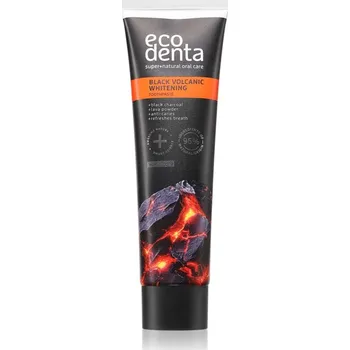 zubní pasta Ecodenta Black Volcanic Whitening bělicí pasta 100 ml