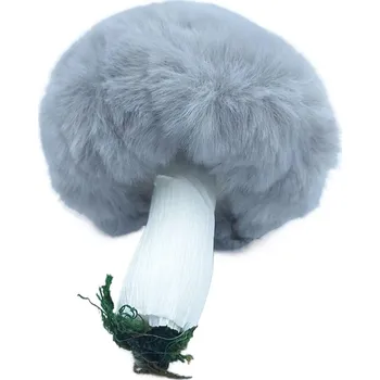 DEKORATIVNÍ ZÁVĚS HŘIB 8x12CM ŠEDÝ