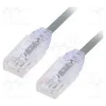 Patch cord TX6-28™,U/UTP 6 lanko Cu LSZH šedá Dél 5m 28AWG