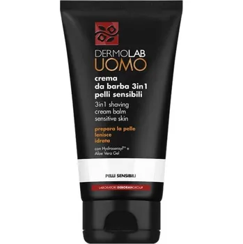 DermoLab UOMO krém na holení 3v1 pro citlivou pleť, 150ml
