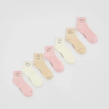 Dětská móda Reserved - Ponožky Pusheen 7 ks - vícebarevná - 132FQ-MLC - 132FQ-MLC-K34