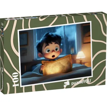 Puzzle puzzle 100 dílků „Ben zná cestu k pirátskému pokladu“