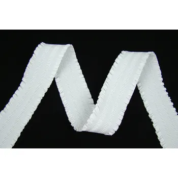 Textilní guma Oděvní pruženka 60mm bílá