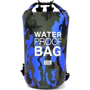 Vodácký pytel Nepromokavý vak 20 litrů, modrý
