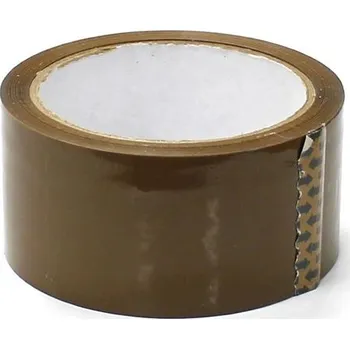 Lepicí páska Balicí páska Economy, hnědá, 48 mm x 66 m, balení 6 ks