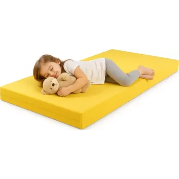 Gymnastika Nepromokavá matrace pro spaní na zemi 60x120x8 cm Modrá