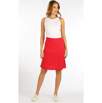 Dámské šaty SLEVA-Dámská elastická sukně LITEX červená 38