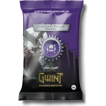 Desková hra Karetní hra Gwint - Ballads Legendary Foil Cards - Skellige (10 karet) CZ