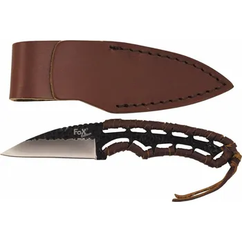 Bojový nůž FOX Outdoor nůž s pevnou čepelí BUFFEL II včetně koženého pouzdra