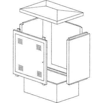ostatní stavebnice Betonová stavebnice ELE R1 pozink (š60/h40/v93cm) na elektro