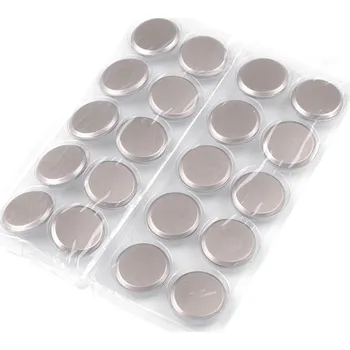 Knoflík Kovový knoflík velikost 36" nikl tm. 20 ks