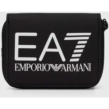 Peněženka Peněženka EA7 Emporio Armani černá barva, 3R910.245055 3R910.245055.95020 99X, vel. ONE SIZE