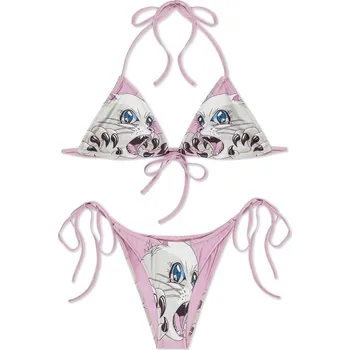 Pánské plavky Plavky Rip N Dip - Metal Claw 2Pc Bikini Set Pink velikost L