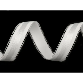 Textilní guma Pruženka ramínková šíře 16 mm krémová nejsvět. 90 m