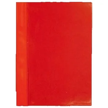 Karton PP Plastový rychlovazač - A4,pevná zad.strana,červená,1ks