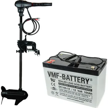 Lodní motor RAPTOR BOATS Akční Set Raptor Lodní Elektromotor 70lb 12V Brushless + baterie AGM (gel) 104Ah 12V