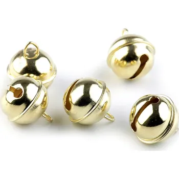 Vánoční dekorace Pro Háčkování Rolničky Ø20 mm Balení produktu: 50 ks, Varianta: 2 zlatá