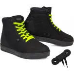 OZONE boty na Motorku Town Black/Fluo Yellow - 40