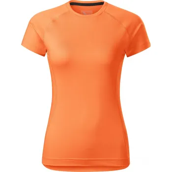 Dámské oblečení Malfini Destiny 176 – dámské funkční tričko, 160 g, rychleschnoucí, přiléhavý střih Barva: 88-neon mandarine, Velikost: 2XL