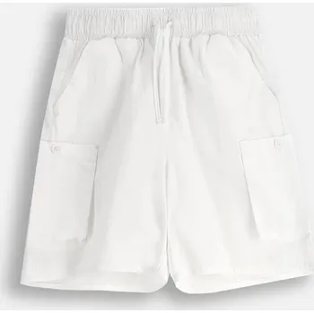 Dámské kraťasy Kraťasy Coccodrillo bílá barva, nastavitelný pas, HOLIDAY SPLASH GIRL JUNIOR WC5119502HGJ 00X, vel. 128