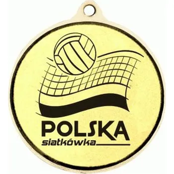 Zlatá medaile s prostorem pro emblém 50 mm - ocelová medaile gravírovaná laserem - RMI