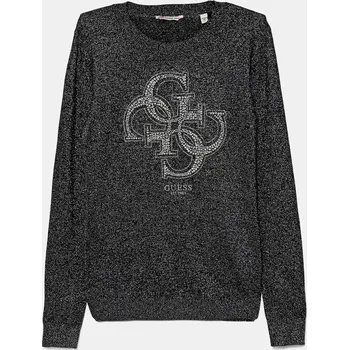 Dívčí svetr Dětský svetr Guess černá barva, J5YR01 Z3FP0 J5YR01.Z3FP0.9BYA 99X, vel. 158-166