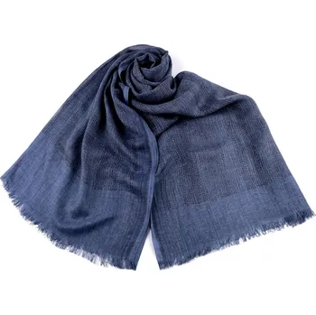 Šátek / šála / pléd tečky 95x210 cm modrá jeans 1 ks