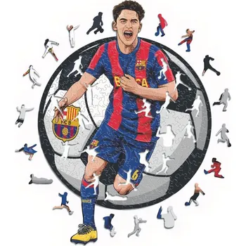 FC Barcelona Dřevěné puzzle Gavi, FC Barcelona, 150 ks