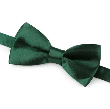 Kravata Malý saténový motýlek v krabičce zelená jedle 1 ks