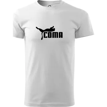 Coma parodie - Triko extra velké (5-8XL) - 7XL ( Bílá )